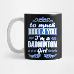 Badminton Badminton Racket Shuttlecock Net Women Mug